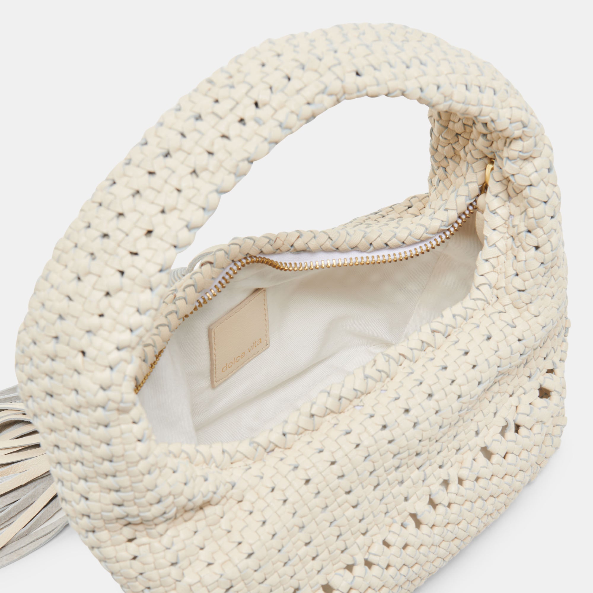 ZENIA HANDBAG BONE LEATHER