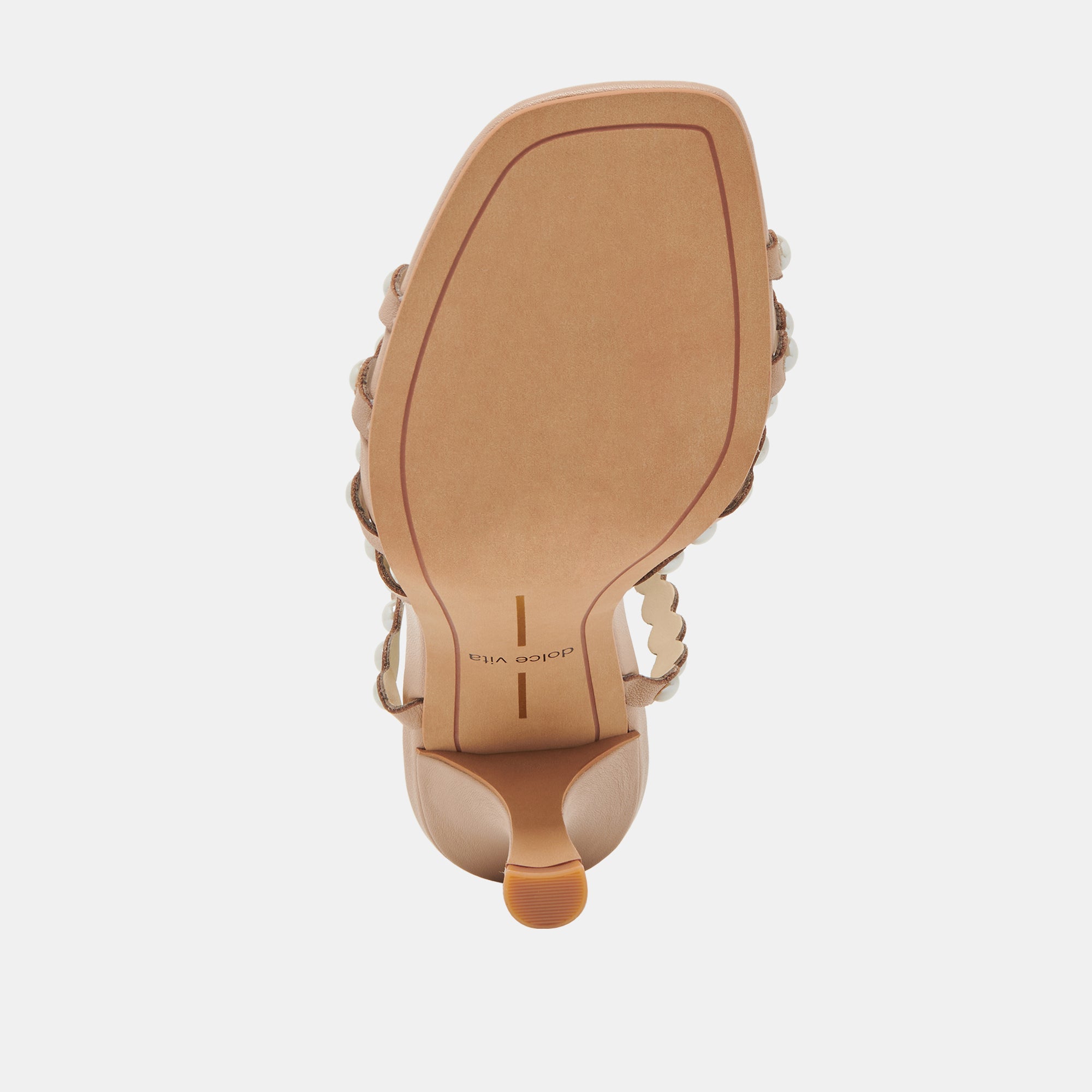 HELLEN PEARL HEELS LT BLUSH LEATHER