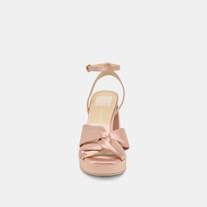 PARLO HEELS BLUSH SATIN