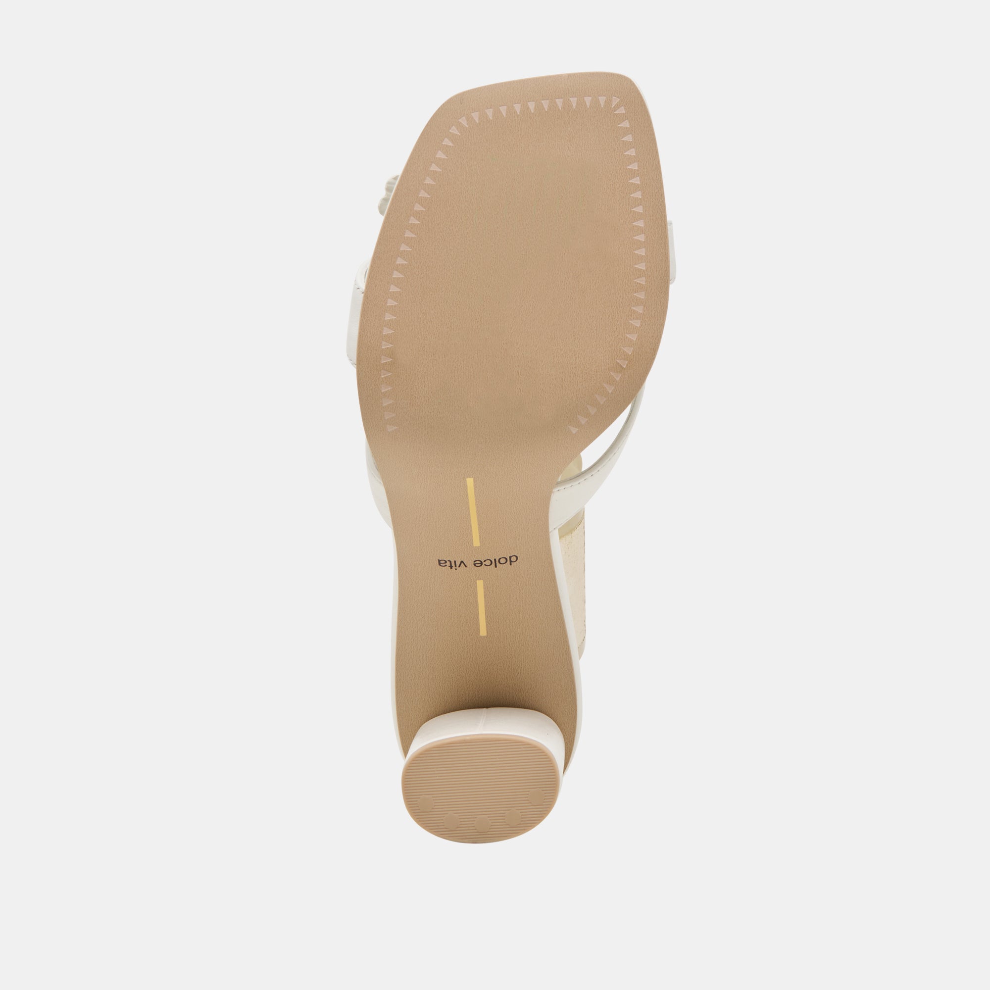 NIKIL HEELS WHITE LEATHER