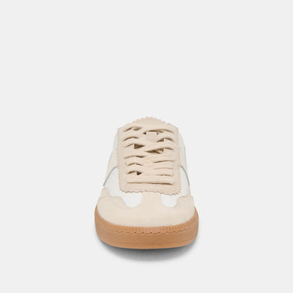 NOTICE SLIDE SNEAKERS IVORY MULTI SUEDE
