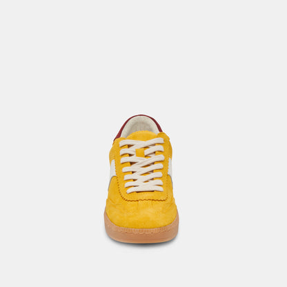 NOTICE SNEAKERS MUSTARD SUEDE
