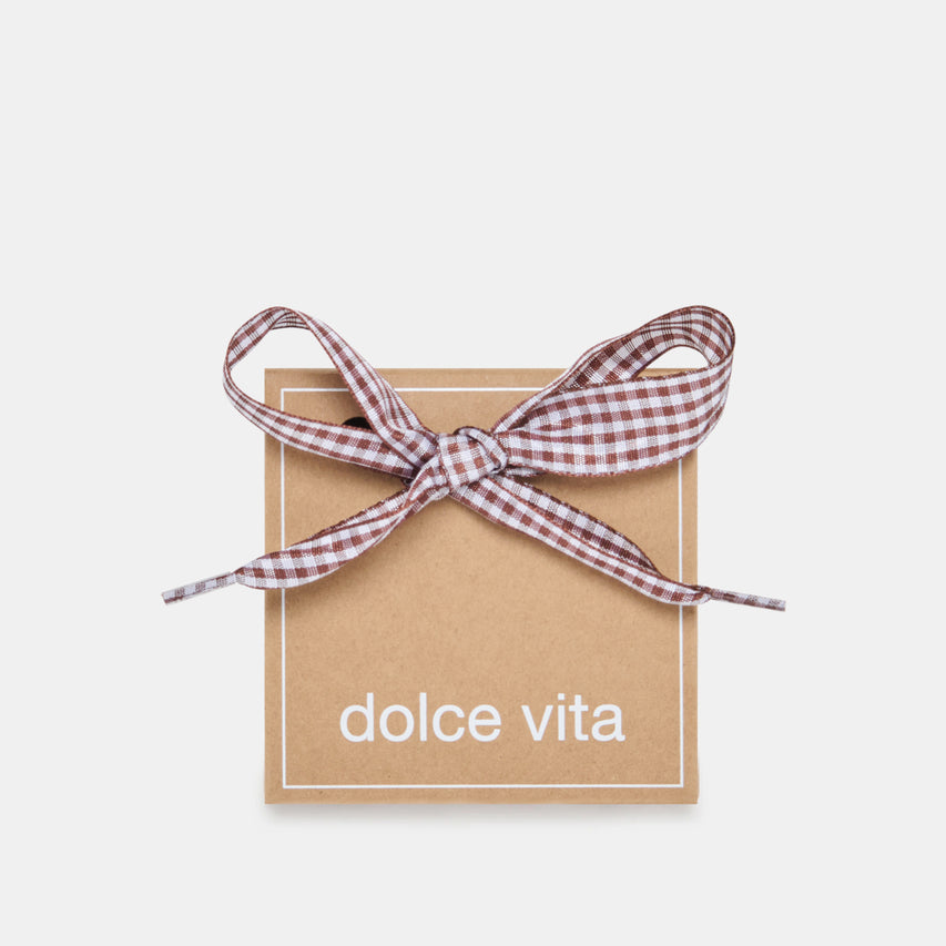 GINGHAM LACE BURGUNDY MULTI